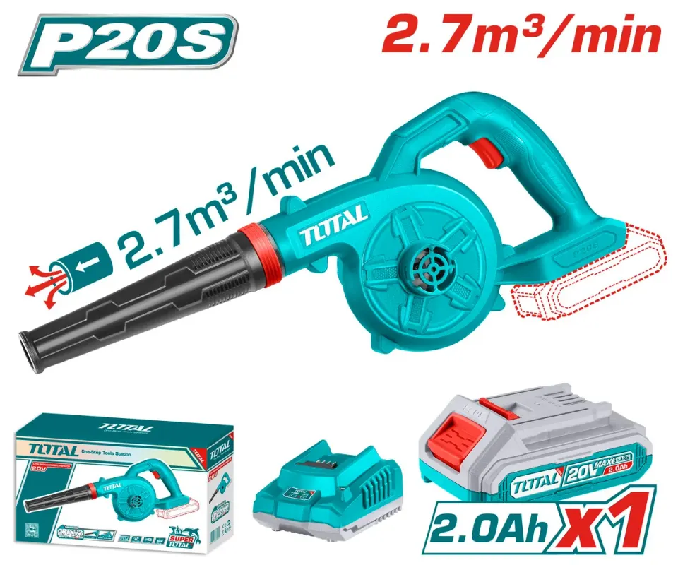 Аккумуляторная воздуходувка TOTAL TABLI200281