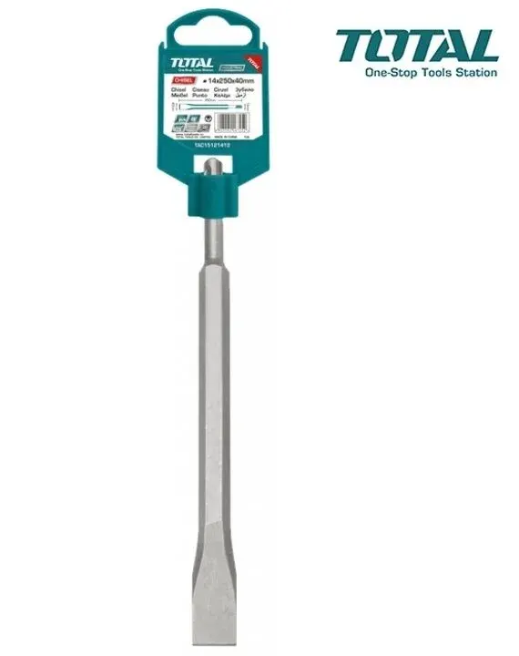 Долото (зубило) плоское для перфоратора 14X250X20mm (SDS+) TOTAL TAC15121411