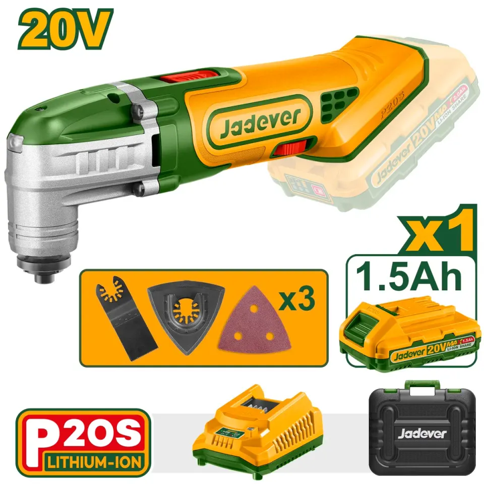 Аккумуляторный многофункциональный инструмент, 20В JADEVER JDMUP5021