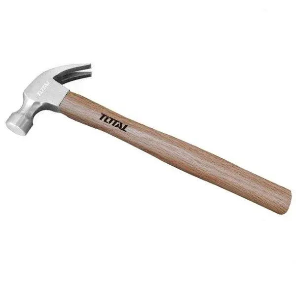 THTW7316 Молоток-гвоздодер слесарный c деревянной рукояткой 16oz/450g TOTAL