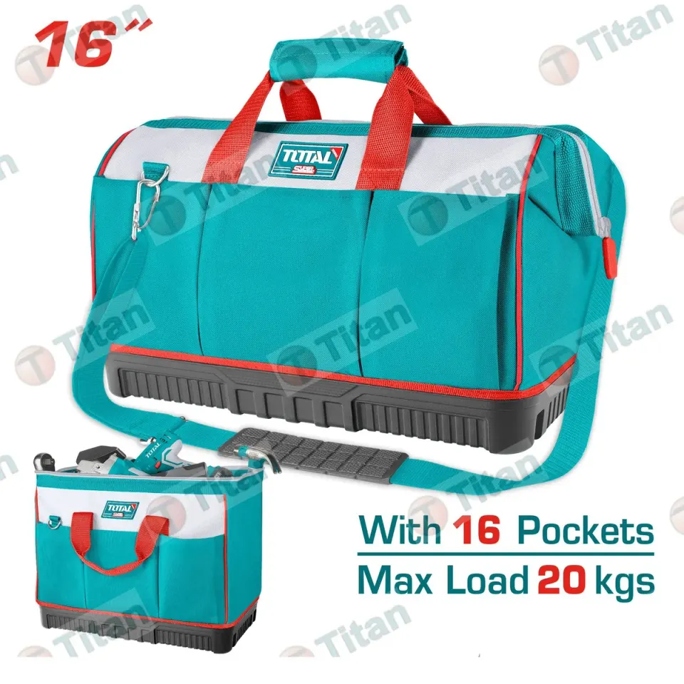 Сумка для инструмента 16", макс 20кг, 16 карманов TOTAL THT16163