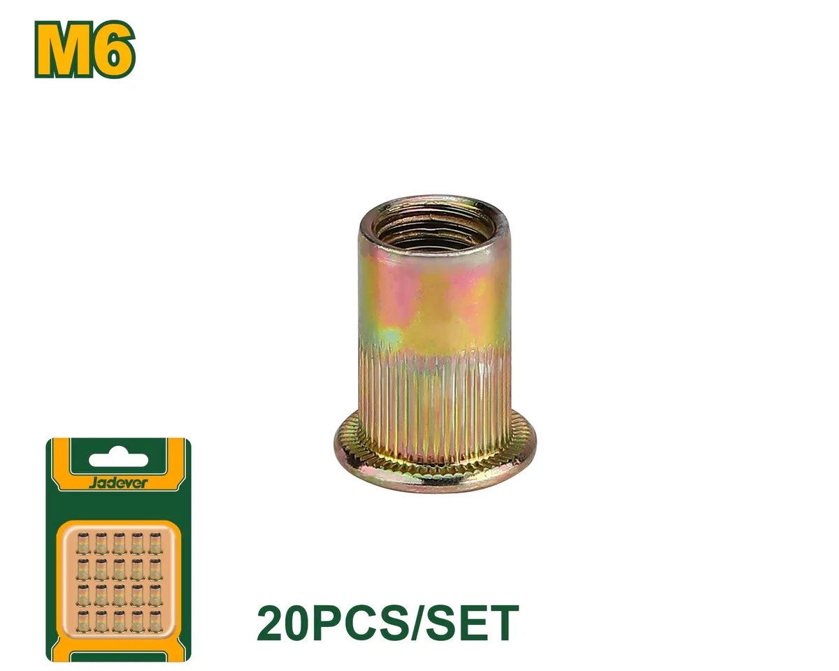 Набор резьбовых заклепок М6 20шт JADEVER JDRE1K16