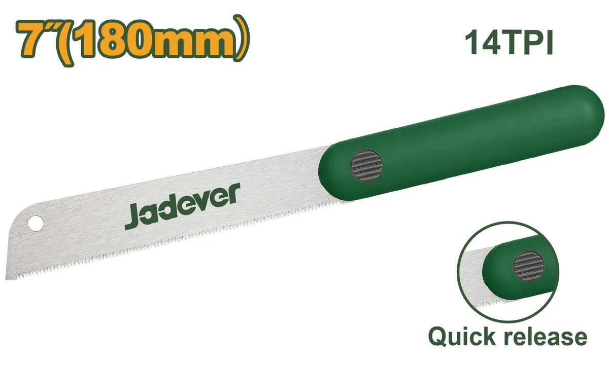 Пила складная 180 мм 14Т JADEVER JDHW9G07