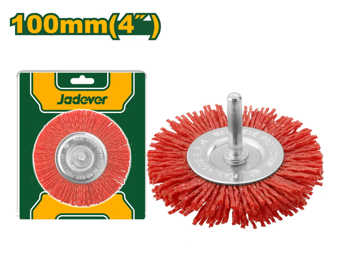 Щетка нейлоновая 100мм Jadever JDNY2402