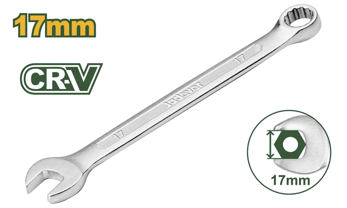 Ключ гаечный комбинированный 17 мм JADEVER JDSA1117