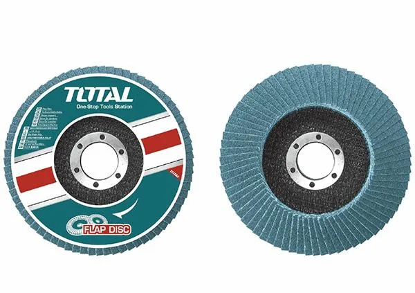 Диск круг лепестковый торцевой шлифовальный 125 mm x 22 mm, P80 (материал цирконий) TOTAL TAC641253