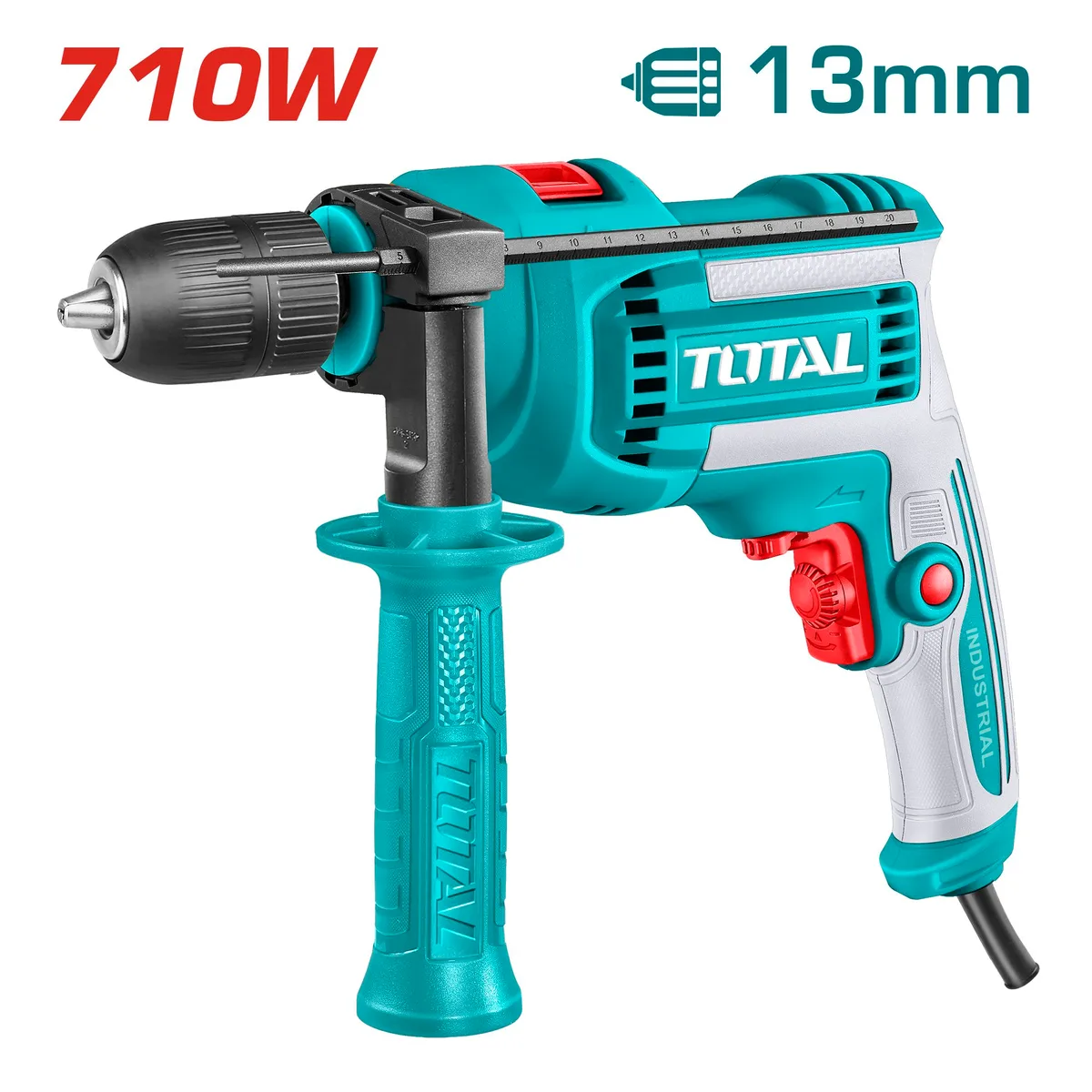 Ударная дрель 710W TOTAL TG10713662