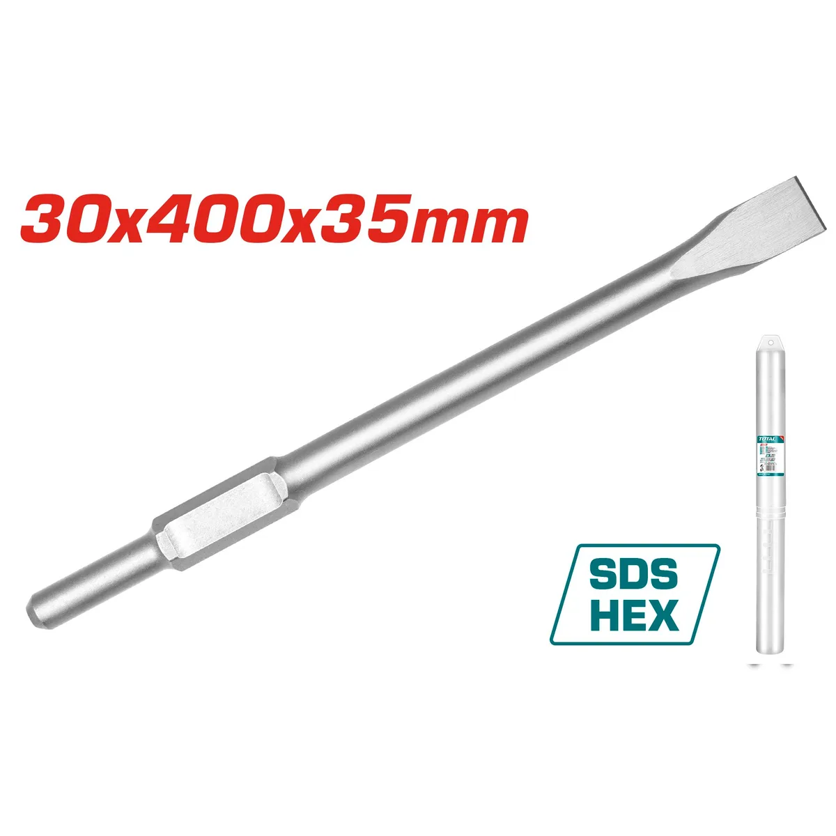 Зубило HEX TOTAL TAC15333012