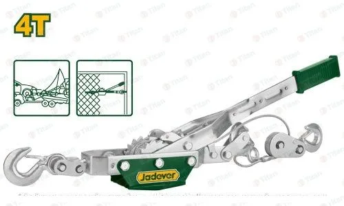 JDJU1040 Ручная рычажная автомобильная лебедка 4тонны, JADEVER