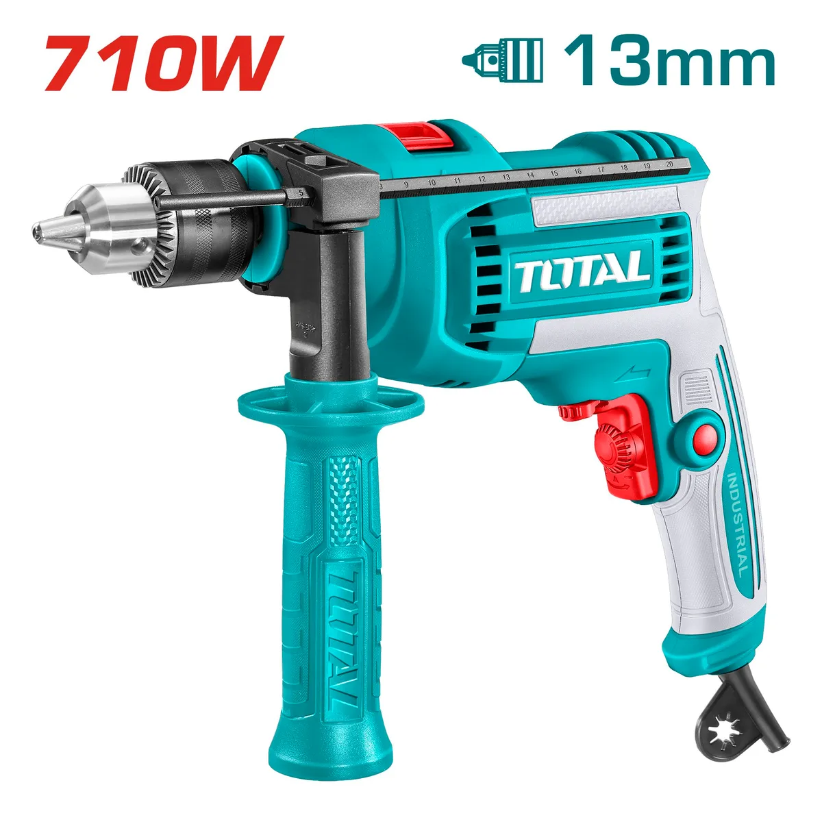 Ударная дрель 710W TOTAL TG1071366
